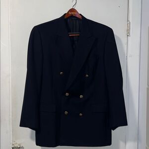 BURBERRY Black Wool Blazer-41R